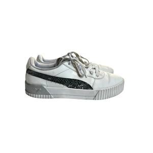 PUMA Women’s Cali Star SoftFoam+ Sneakers White Gray Snakeskin Sz 8.5